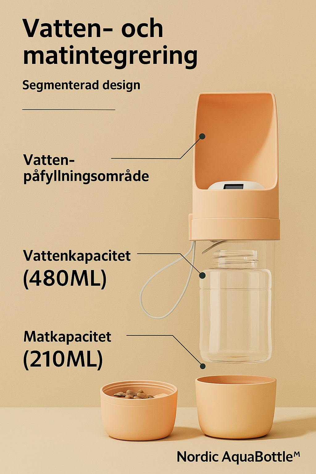 Nordic Aquabottle - Portabel Vattenflaska